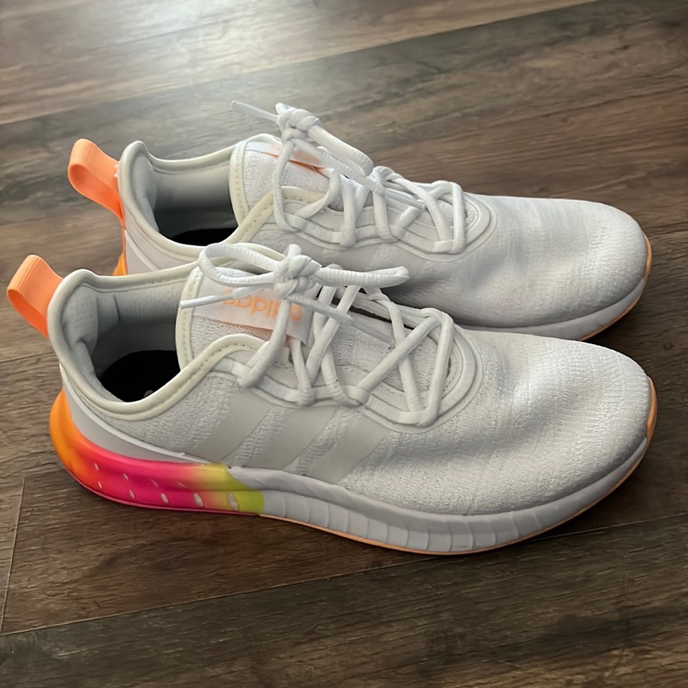 Adidas Kaptir Super Boost Acid Orange Size 8